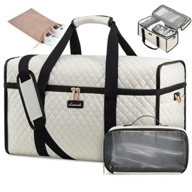 LOVEVOOK Travel Bags for Women, Large Opening Hospital Bag, Weekend Overnight Maternity Duffel Gym Bag, Holdall Cabin Hand Luggage Flight Bag with Shoe Pocket, Carry On Bag Womens