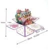 eBoutik - Valentines 3D Pop Up Floral Flowers Greeting Card