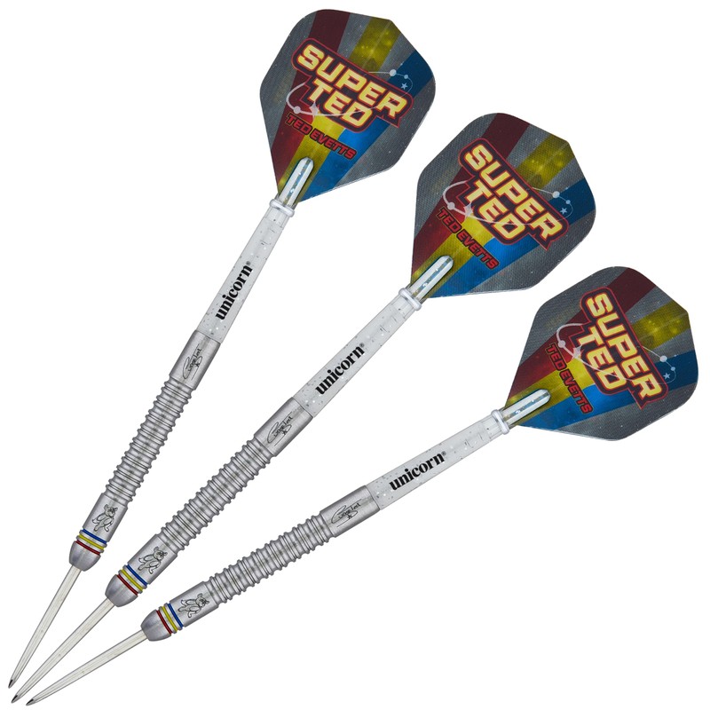 Unicorn Steel Tip Darts Set | Ted 'Super Ted' Evetts