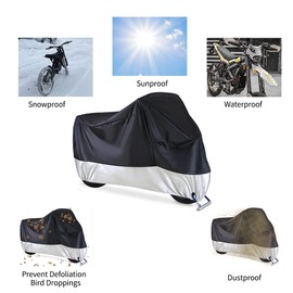 URLWALL Motorcycle Dirt Bike Cover All Season for Sur Ron Light Bee X and S Segway X160 X260, Waterproof Sun Outdoor Protection Durable Cover with Storage Bag & Safety Lock Holes