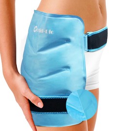 Hip Ice Pack Wrap After Surgery, Reusable Cold Pack for Bursitis Hip Replacement Surgery, Hip Flexor Pain, Gel Ice Packs for Hip Injuries Cold Compress Therapy, Ice Pack Wrap for Sciatica, Swelling