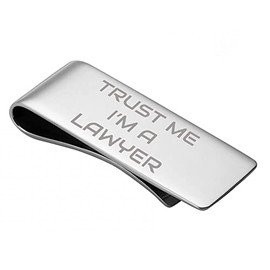 Ashton and Finch Lawyer Money Clip for Men and Women Novelty Lawyer Gifts and Presents