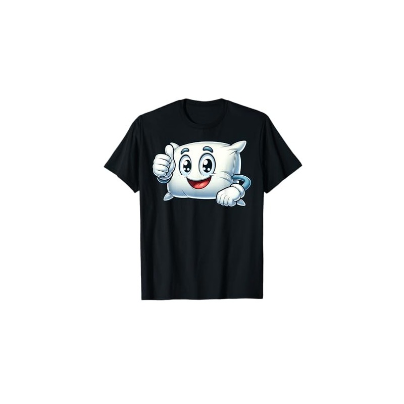 Cute Pillow Cartoon Character Giving Thumbs Up For Children T-Shirt