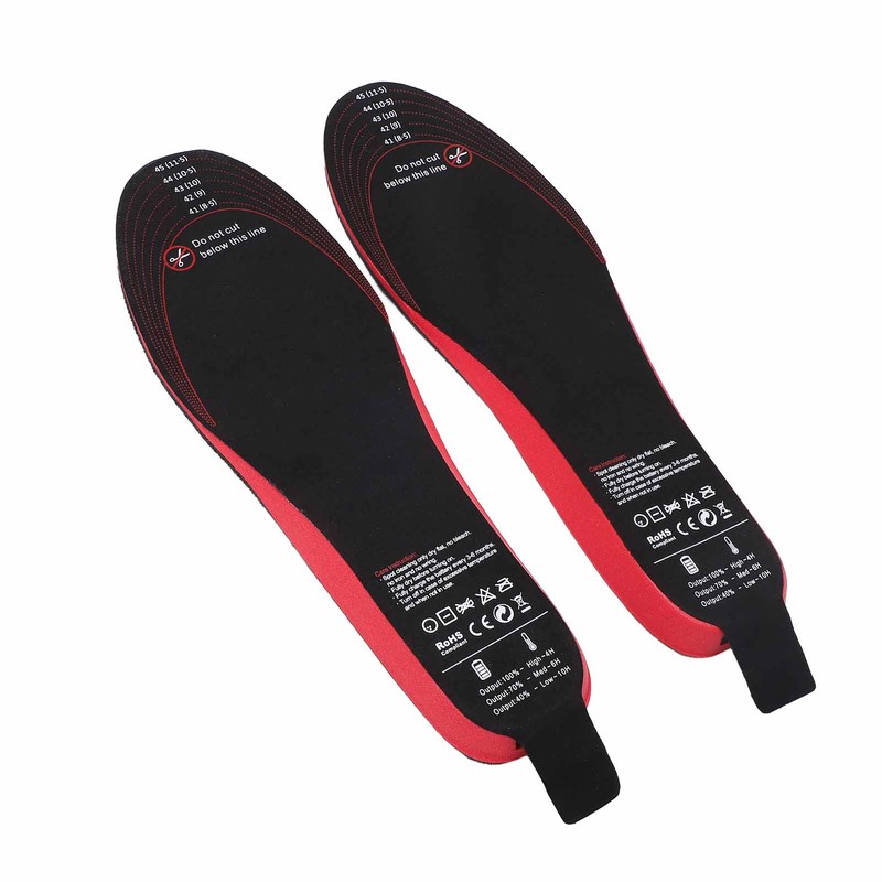 Heated Insoles DIY Cuttable Smart Remote Control USB Rechargeable Electric