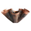 Creative Co-Op Metal Organic Shaped Planter, Oxidized Copper