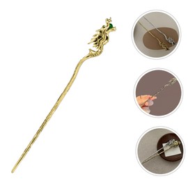 NOLITOY Vintage Hair Stick Flower Chinese Hair Pin Chopstick Style for Long Hair Hair Bun Holder Hair Styling Tool