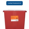 McKesson Sharps Container, Stackable, Locking Lid, Red, 3 gal, 12