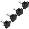 4 Stück Sternförmige Rändelschrauben, M8 × 40 mm Sternmutter, Rotationsmechanische