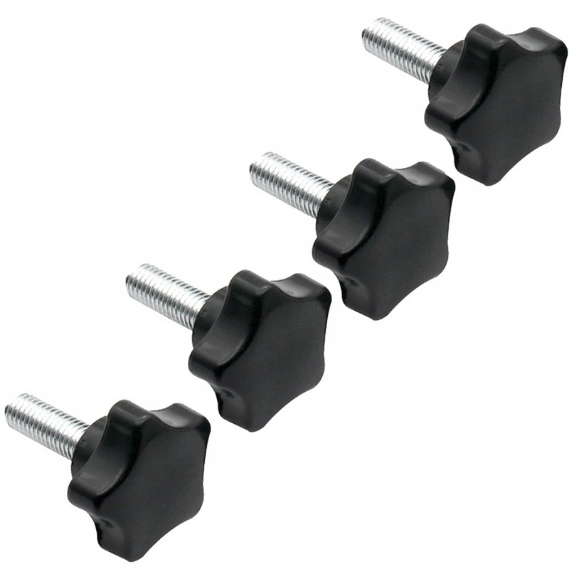 4 Stück Sternförmige Rändelschrauben, M8 × 40 mm Sternmutter, Rotationsmechanische