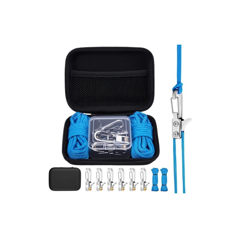 6-Piece Copper Rope Tightening Tool Set with Portable Case
