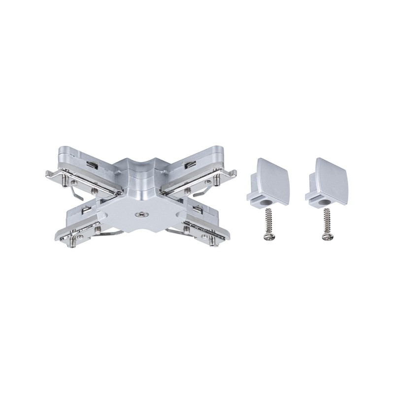 Paulmann 97657 URail X-Connector 104x104mm max. 1.000W Chrom matt Rail