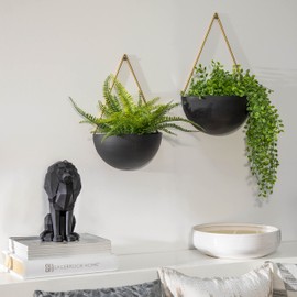 11" Sitting Lion Sculpture - Black Polyresin Decorative Lion Statue for Creative Home or Office Decor - Lion Statue for Trendy Contemporary Room Design