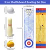 3 in 1 Shuffleboard Bowling Curling Game, Shuffleboard Table Top