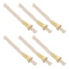 6Pcs Metal Wick Holder Tubes for Kerosene Lamp Burner Repair