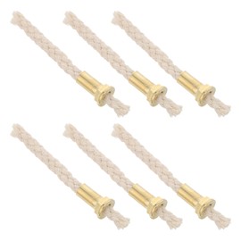 6Pcs Metal Wick Holder Tubes for Kerosene Lamp Burner Repair