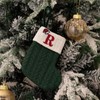 Christmas Stocking – Green A-Z Letter Hanging Christmas Stockings, Christmas