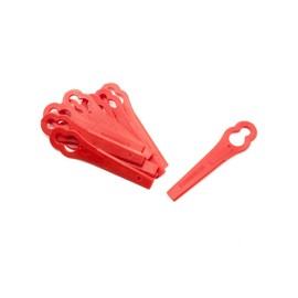 vhbw 10 x Replacement Blades Compatible with Einhell BG-Art 18 Li Grass Trimmer - Replacement Blade Red, Plastic