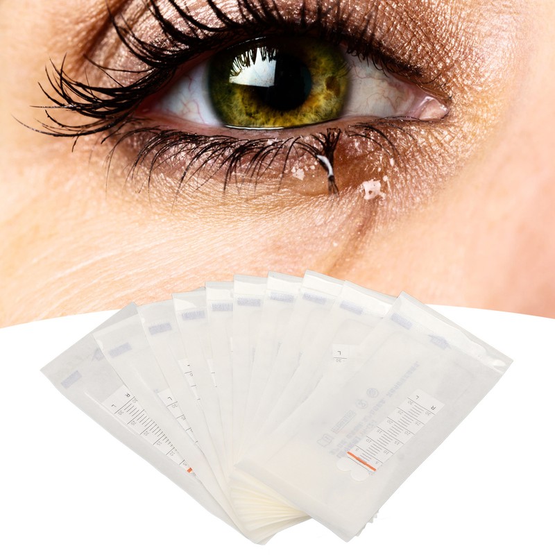 10pcs Schirmer Test Strip Professional Portable Tear Secretion Test Strips