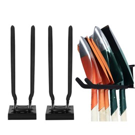 2 Pcs Garage Hooks, Heavy Duty Garage Storage Hooks Steel Tool Organizer Wall Mount Hanger Rack Garage Storage Utility Hooks for Car Tires, Ladders, Chairs, Strollers, Power Tools, Garden Tools