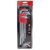 Dekton 9PC Extra Long Torx Hex Key Set | Heat