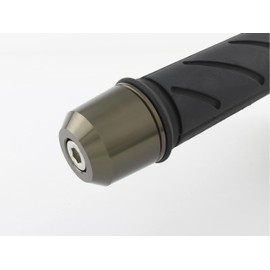 POSH 032279-11-10 Motorcycle Handlebar End Middle Weight Bar End Universal Handle Inner Diameter 032279-11-10