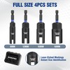 WORKPRO Wing Nut Driver Set 4 PCS, Power Wing Nut