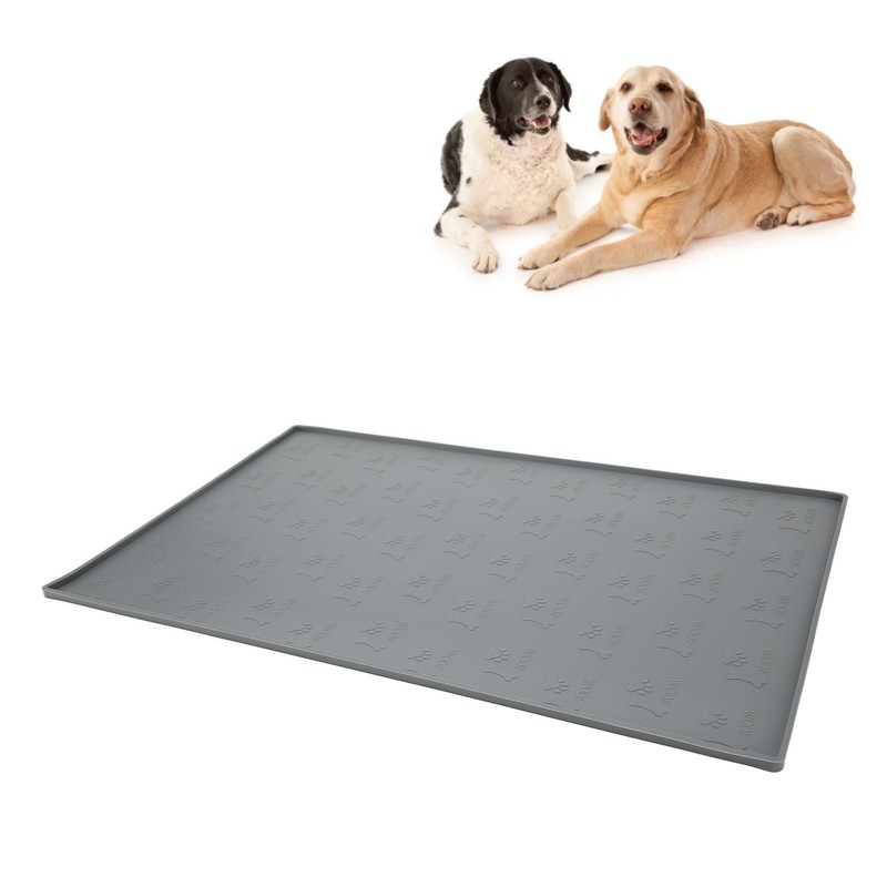 Pet Placemat Prevent Spill Dishwasher Safe Slip Proof Waterproof Silicone