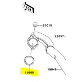 Kawasaki Vulcan 1500 1600 1700 750 Exhaust Gasket 11060-1119