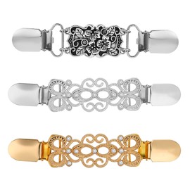 Vintage Dress Clip,3PCS Sweater Clip Clothing Cinch Clips Waist Tightener Clothes Clips Dress Pant Waist Tightener for Women Shawl Cardigan Tighten Dresses