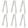 Hitefu 6 Packs Serving Tongs, 7 Inch Stainless Steel Buffet