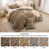 Bedsure Tufted Boho Comforter Set King Size - Brown Boho