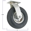 Titan 8" Pneumatic Rubber Swivel Plate Caster Wheel, 310-lb. Capacity,