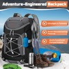 RAINSMORE Hiking Backpack 40L Foldable Lightweight Rucksack for Men with