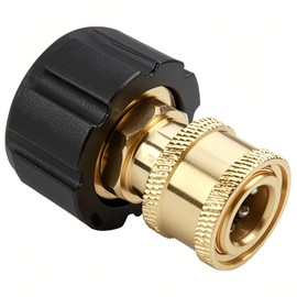 M22 Adapter to 1/4 Inch Quick Connect Pressure Washer Adapter, Brass Internal Thread Fitting for Titan, Michear Hose Conversion, M22 Connector for Pressure Washer Hose Fitting