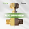 Litorange 2 Pack Heavy Duty Brass Replacement Control Needle Valve