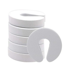LIKENNY Door Stopper, Door Lock, Child Lock, Set of 6, Baby Guard, Anti-Collision, Prevent Kids Pinch Their Fingers, Soft Kids Safety Supplies, White