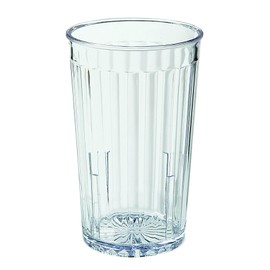G.E.T. 8810-1-CL-EC Spektrum BPA-Free Multi-Faceted Plastic Tumblers, 10 Ounce, Clear (Set of 4)