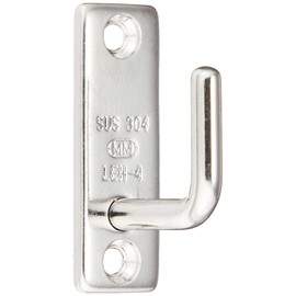 TRUSCO(トラスコ) ステンレスロングアイフック 4mm 1個入 TLEH-4