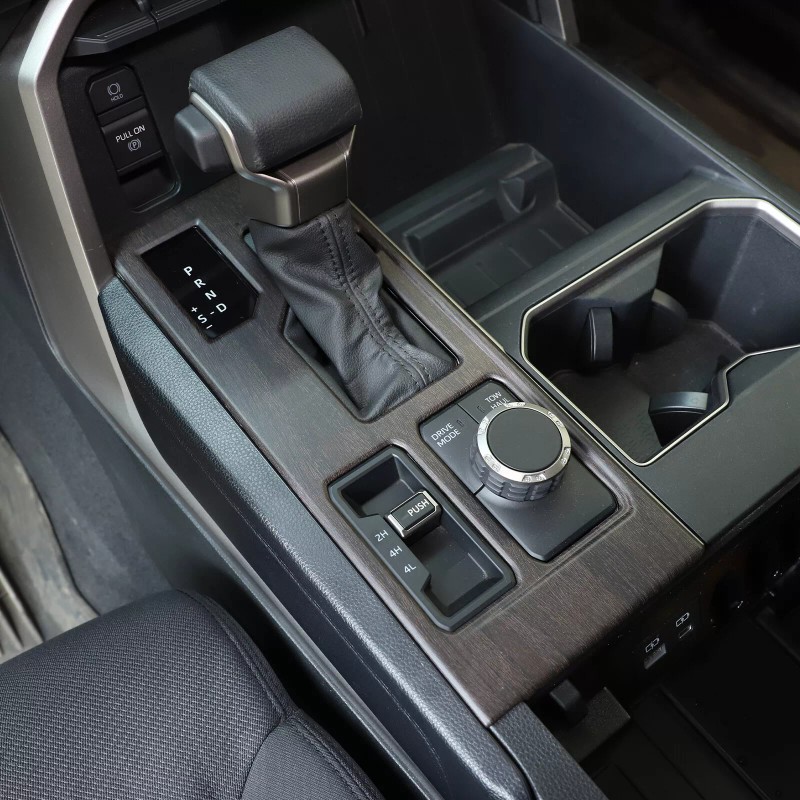 CSKT2022 Oak Pattern Console Gear Shift Panel Trim Cover Fit