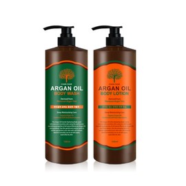 Argan oil body wash + body lotion, 1 set, 1.5L / 아르간오일 바디워시 + 바디로션, 1세트, 1.5L