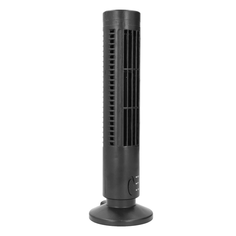 Tower Fan USB Bladeless 2 Speeds Quiet Energy Saving Portable