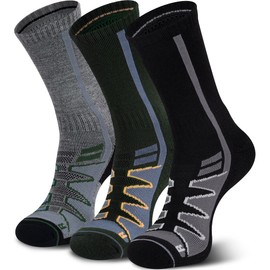 Merino Wool Hiking Socks for Cold Weather Socks Thermal Warm Crew Winter Boot Cushion Socks