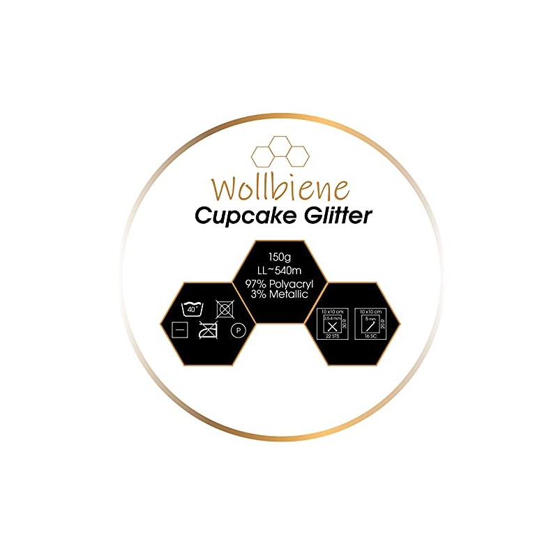 Cupcake Glitter Simli 150 g Knitting Wool 150 g Wool