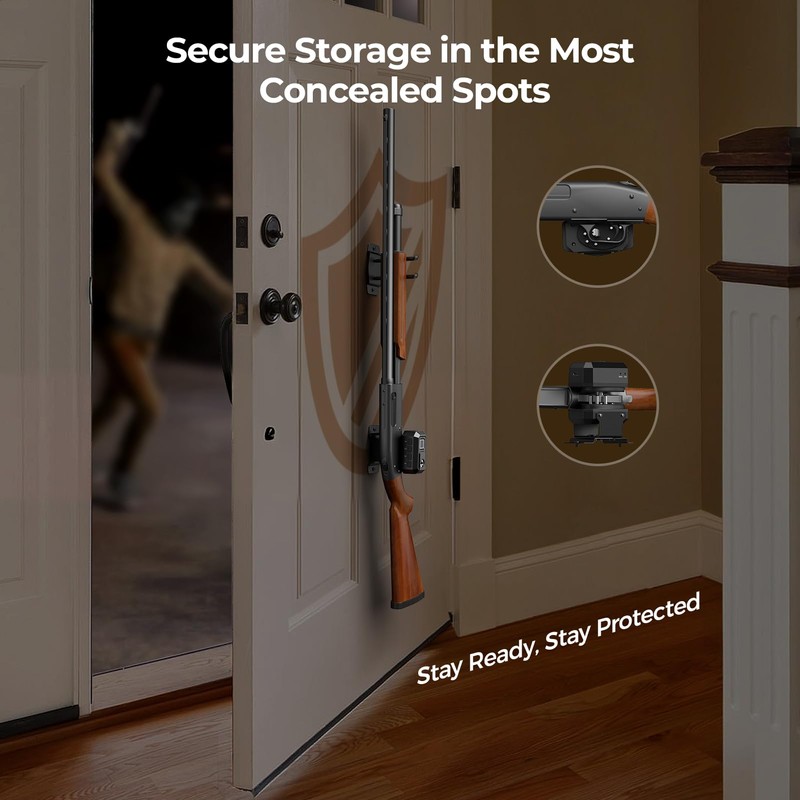 AINIRO Biometric Gun Trigger Lock - Quick Release Shotgun Lock