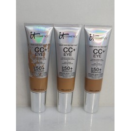 IT COSMETICS CC+ EYE CONCEALER HYDRATING SERUM SPF 50 TAN 0.33 OZ 3PCS DETAILS
