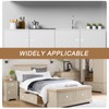 sourcing map 15Pcs Square Cabinet Knobs, 1.2 Inch Square Kitchen