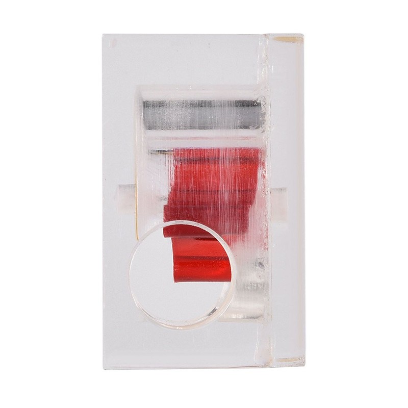 Topiky Flow Indicator, Cooling Sensor Flow Meter with 3 Wheel