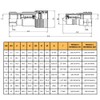 Hydraulic ISO A Quick Release Coupling Set (1/2" BSP)