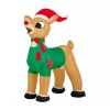 Gemmy Rudolph the Red Nosed Reindeer w/ Blinking Nose Christmas
