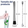 Muddler De Cóctel De Acero Inoxidable, Muddler Para Cócteles, Cocktail